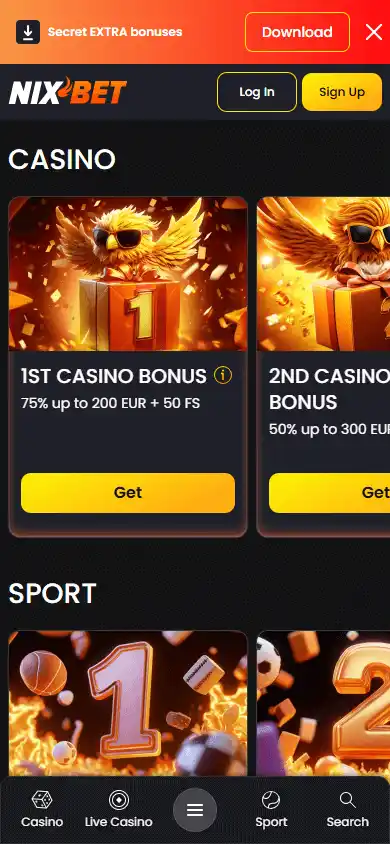Nix.bet Casino screenshot 6