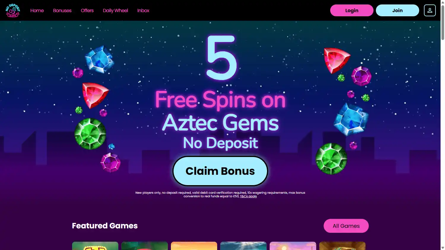 No Deposit Slots Casino screenshot 1