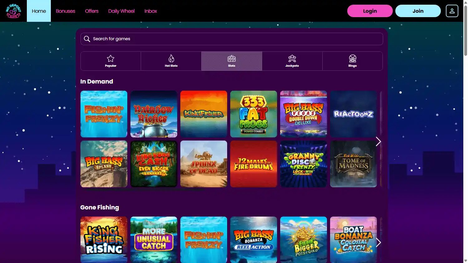 No Deposit Slots Casino screenshot 2