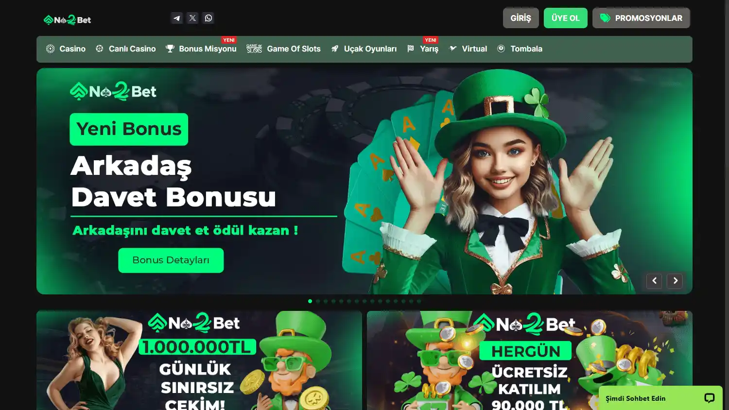 No2Bet Casino screenshot 1