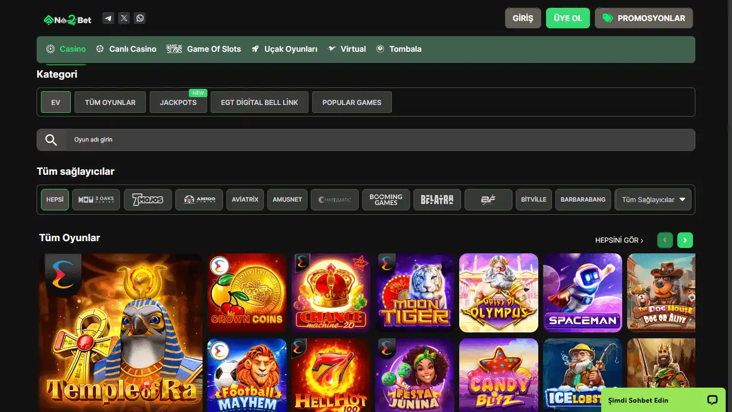 No2Bet Casino screenshot 2