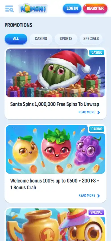 Nomini Casino screenshot 7