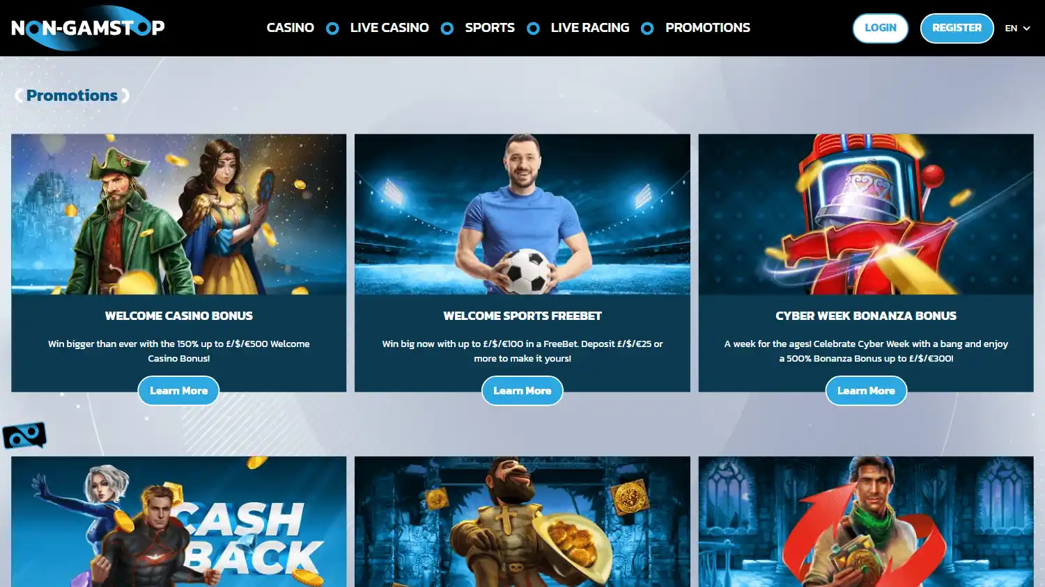Non-Gamstop Casino screenshot 4