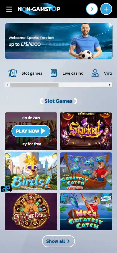 Non-Gamstop Casino screenshot 5