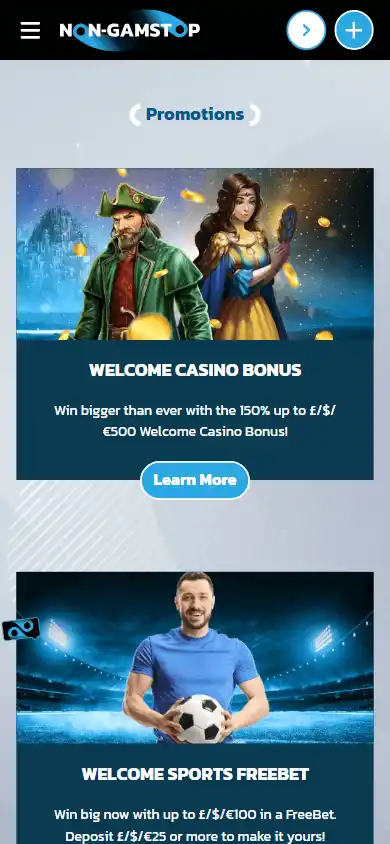 Non-Gamstop Casino screenshot 7