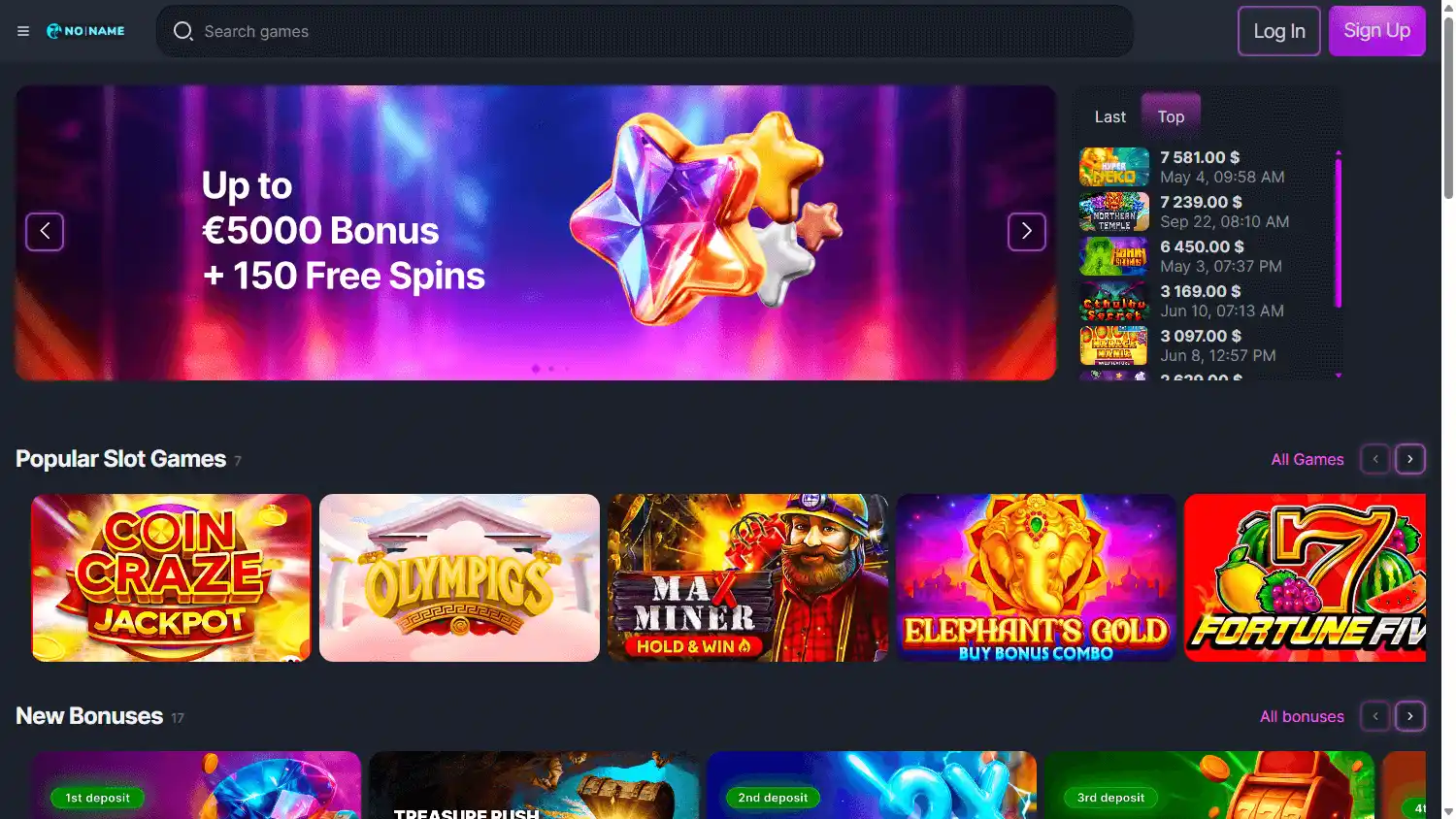 No Name Casino screenshot 1