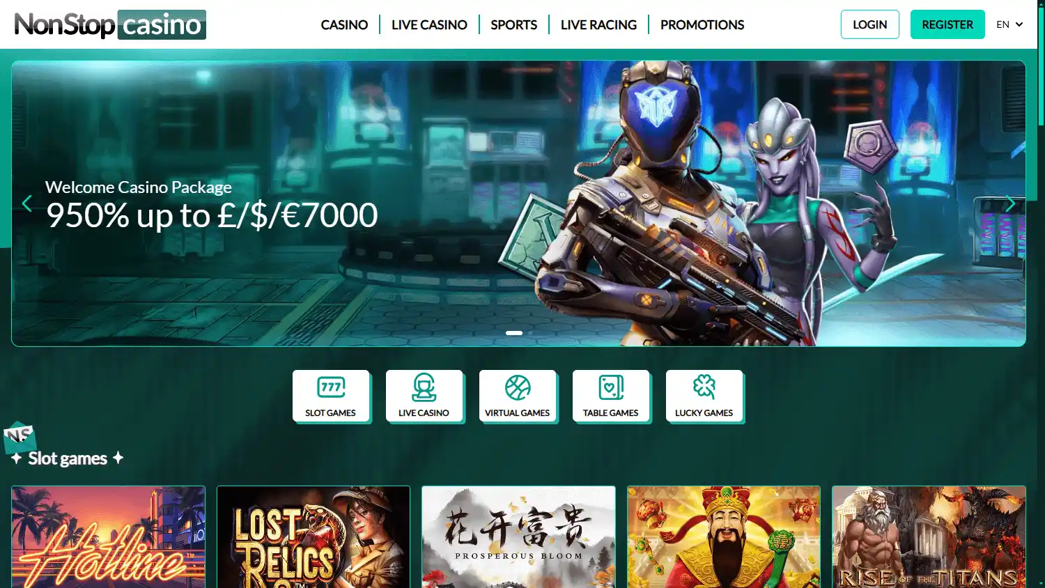 NonStop Casino screenshot 1