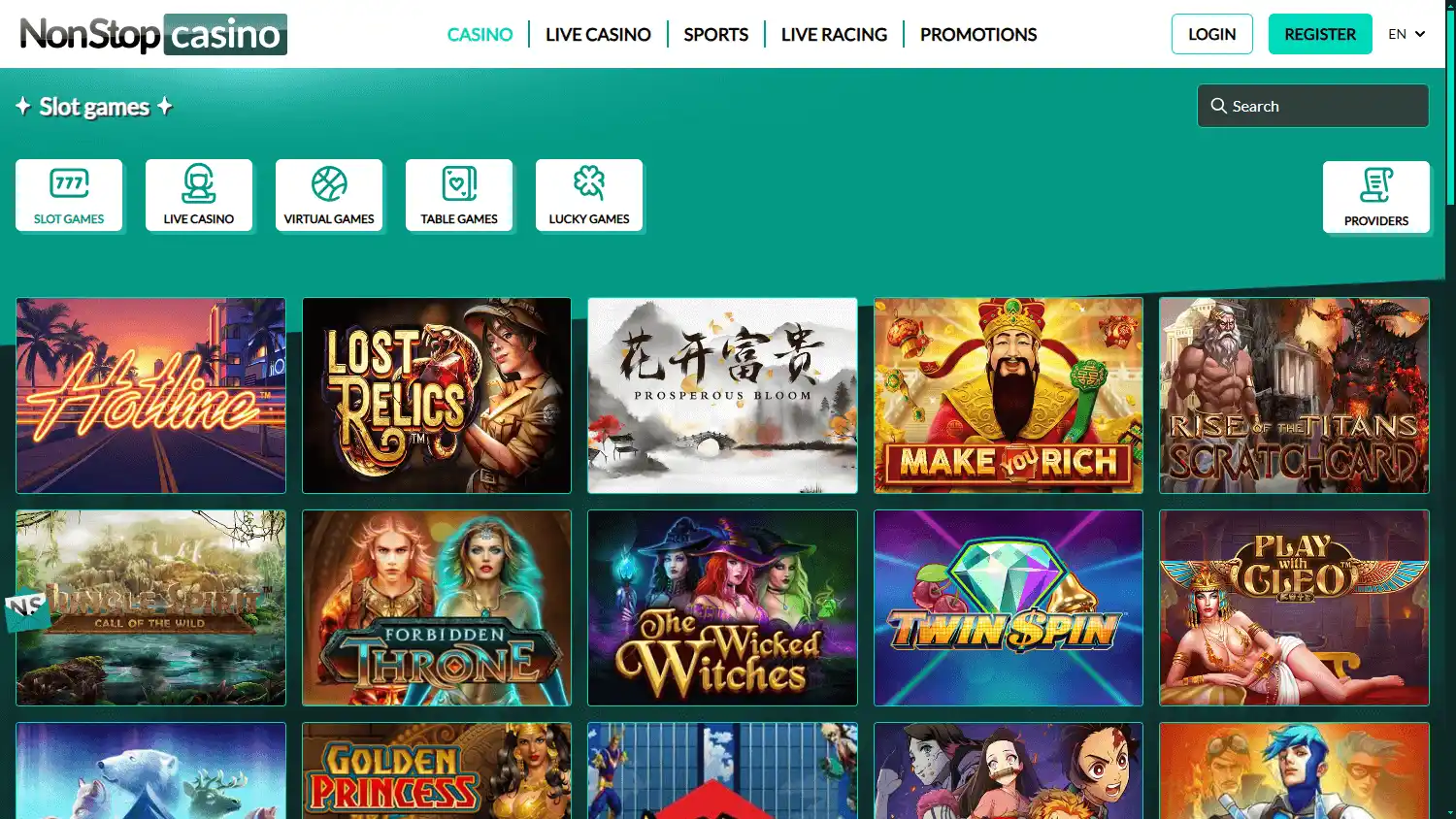 NonStop Casino screenshot 2
