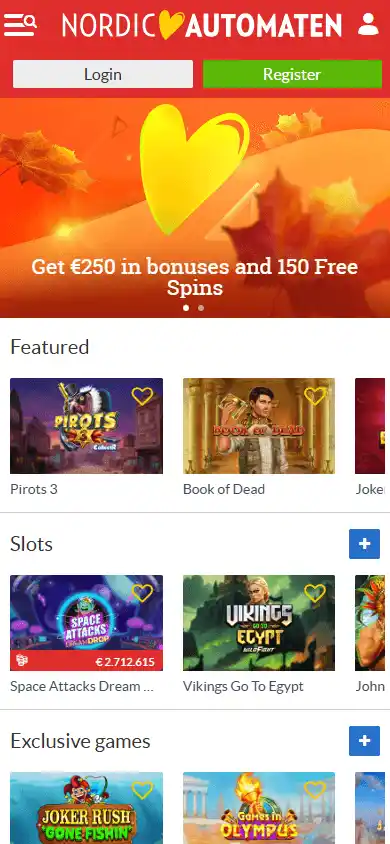 NordicAutomaten Casino screenshot 4