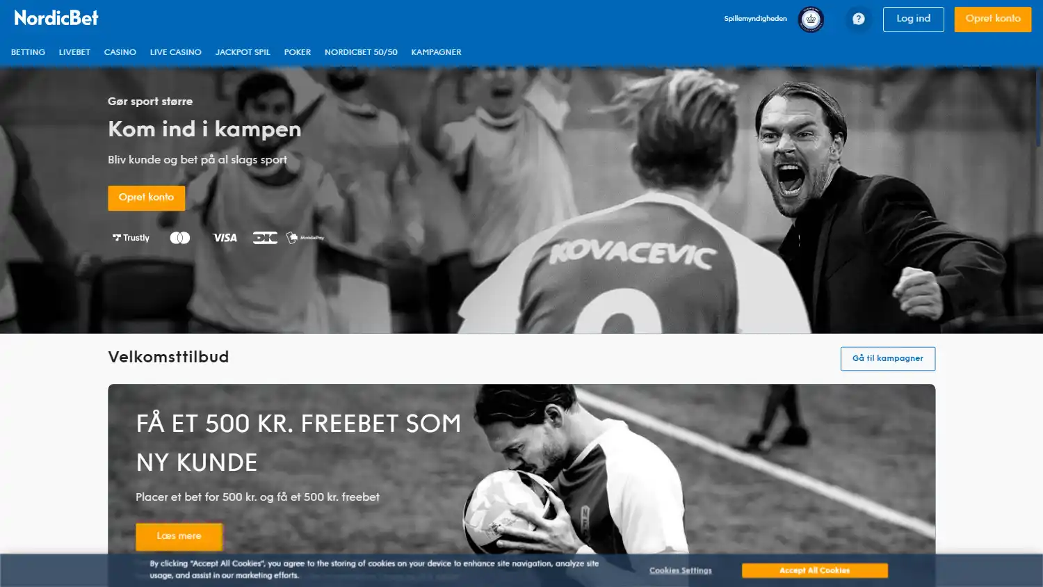 NordicBet Casino DK screenshot 1
