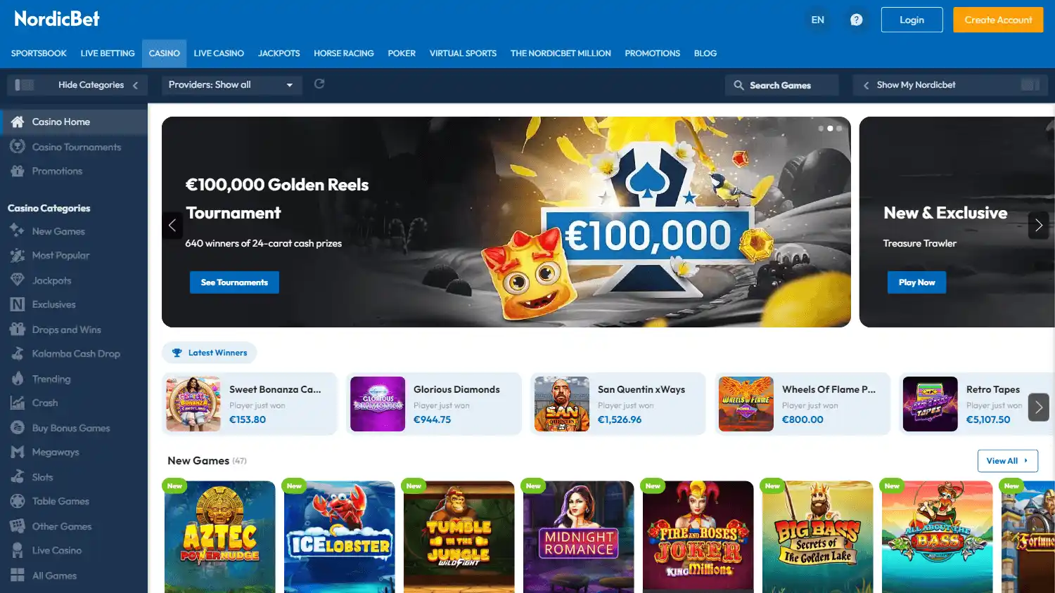 NordicBet Casino DK screenshot 3