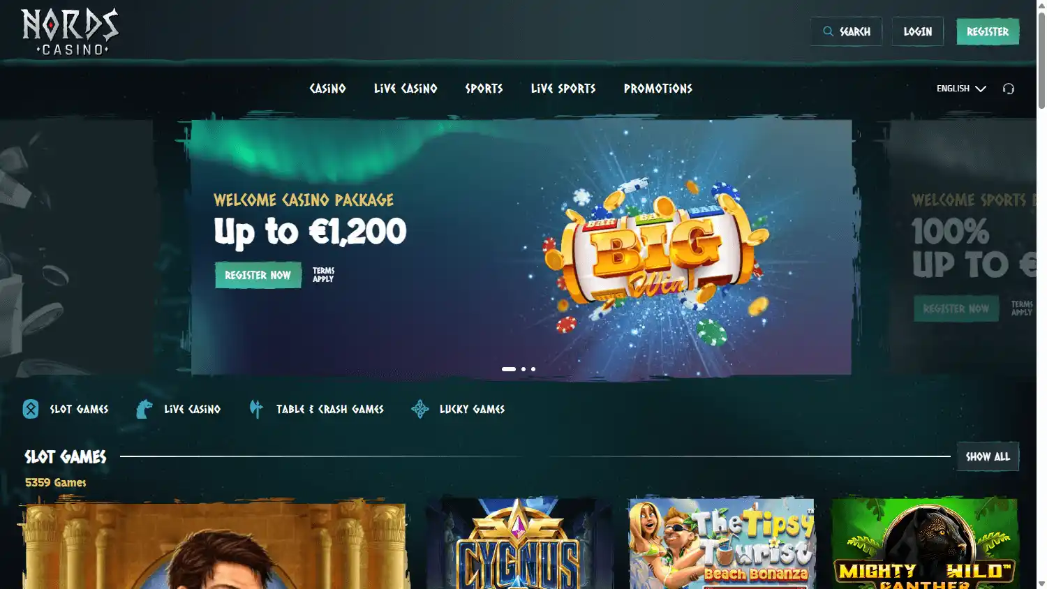 Nords Casino screenshot 1