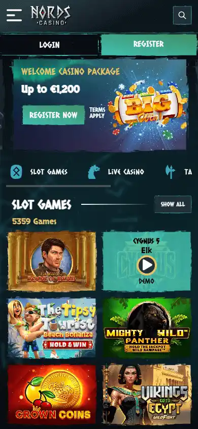 Nords Casino screenshot 4