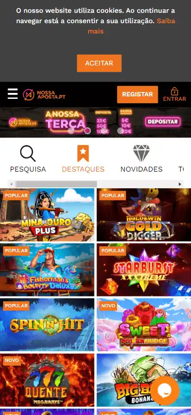 Nossa Aposta Casino screenshot 3