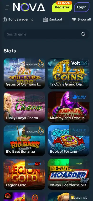 Nova Casino screenshot 4