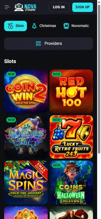 Nova Dreams Casino screenshot 5