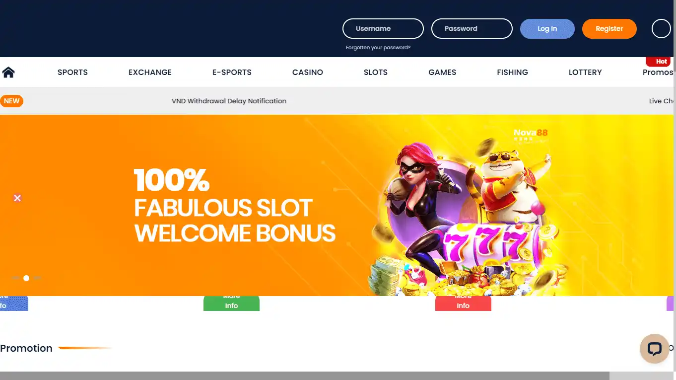 Nova88 Casino screenshot 1