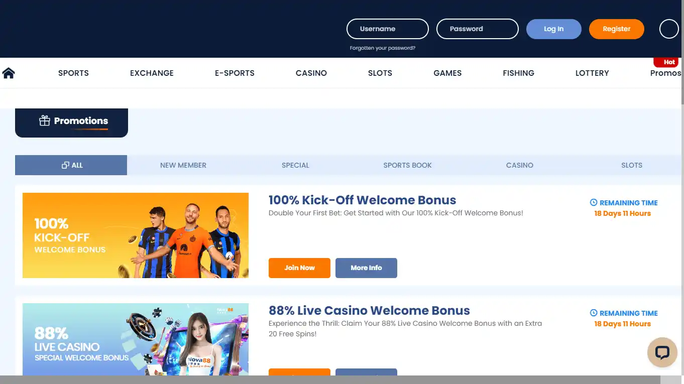 Nova88 Casino screenshot 3