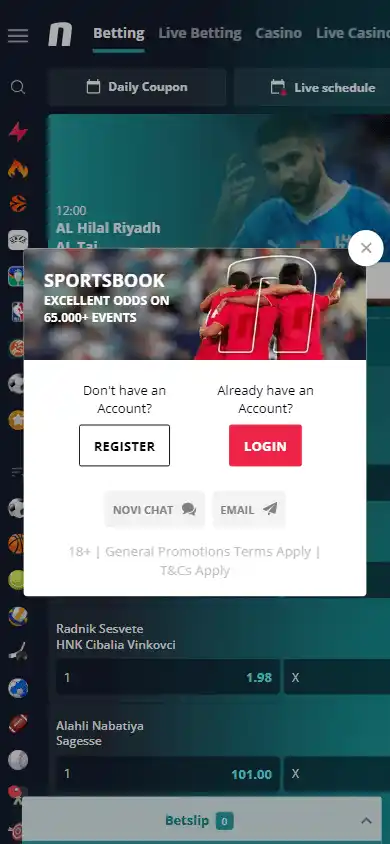 Novibet Casino MX screenshot 5
