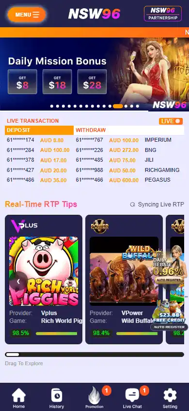NSW96 Casino screenshot 3