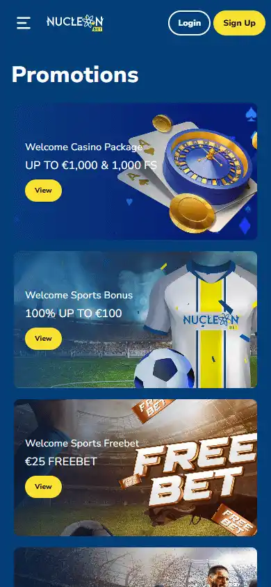 Nucleonbet Casino screenshot 4