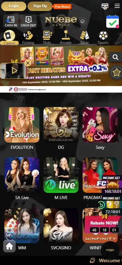 Nuebe9 Casino screenshot 5