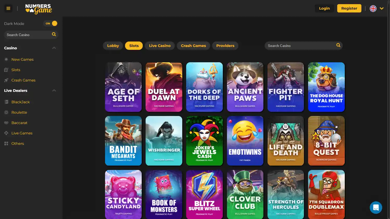 Numbers Game Casino screenshot 2