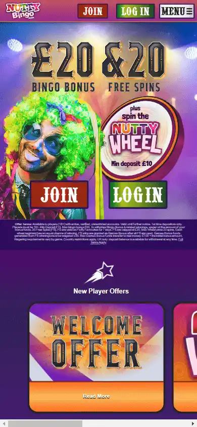 Nutty Bingo Casino screenshot 2