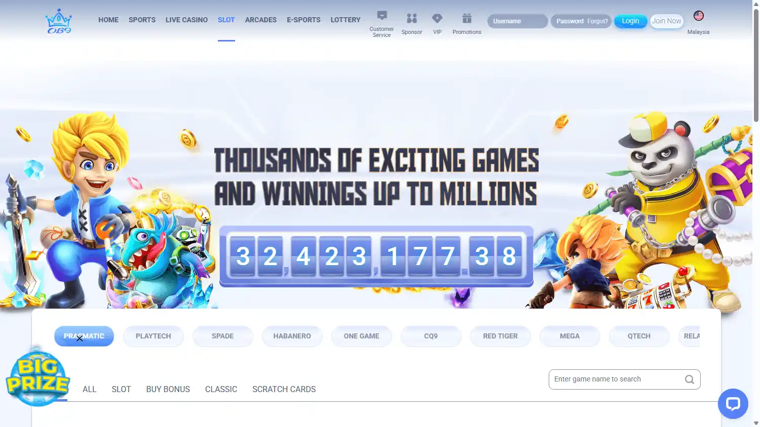 OB9 Casino MY screenshot 2