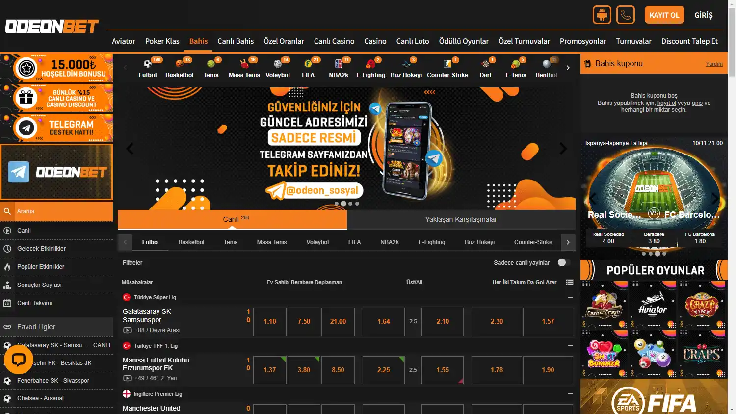 OdeonBet Casino screenshot 1