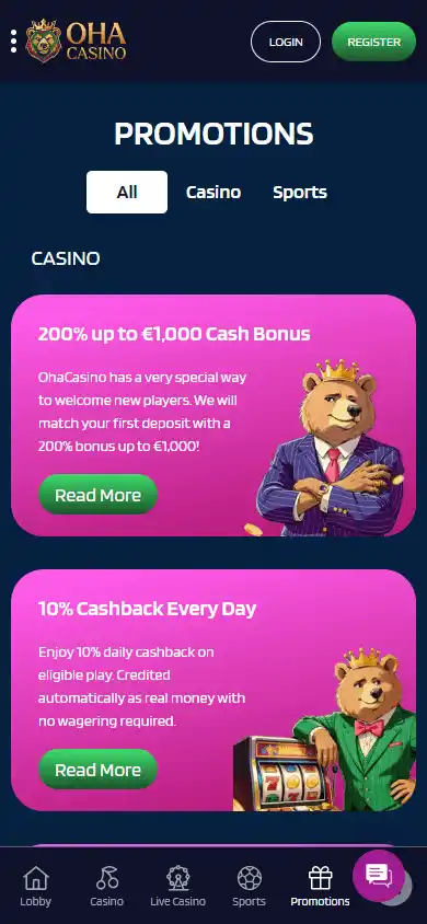 Oha Casino screenshot 6