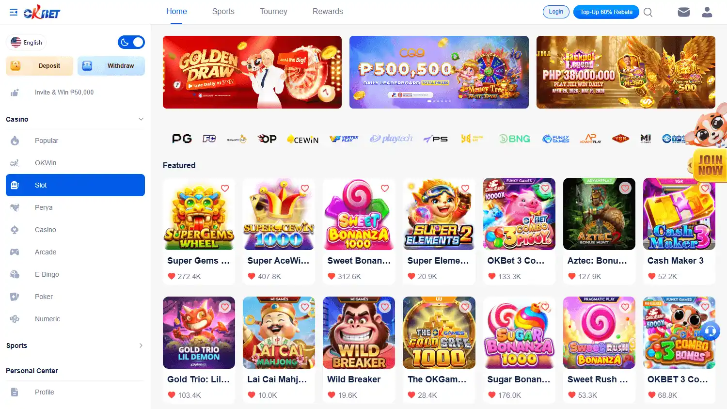 OKBet Casino screenshot 2