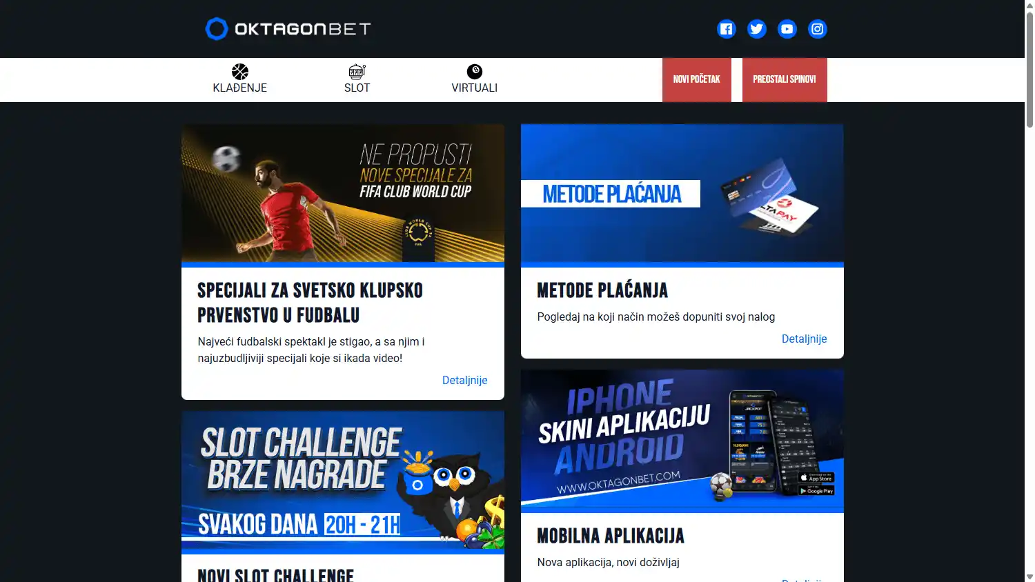 OktagonBet Casino screenshot 3