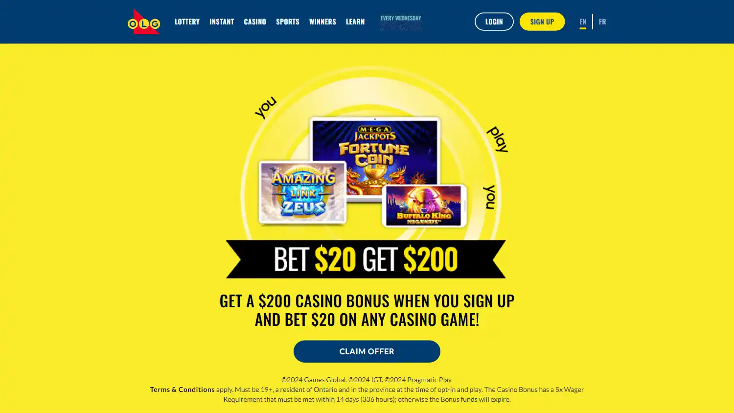 OLG Casino screenshot 2