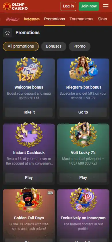 Olimp Casino screenshot 4