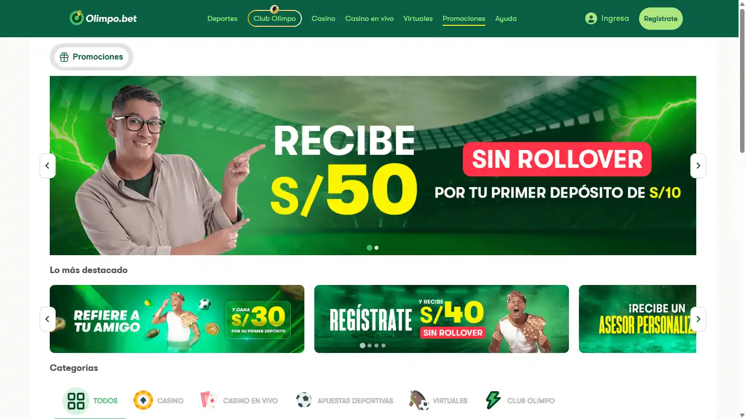 Olimpo.Bet Casino screenshot 3