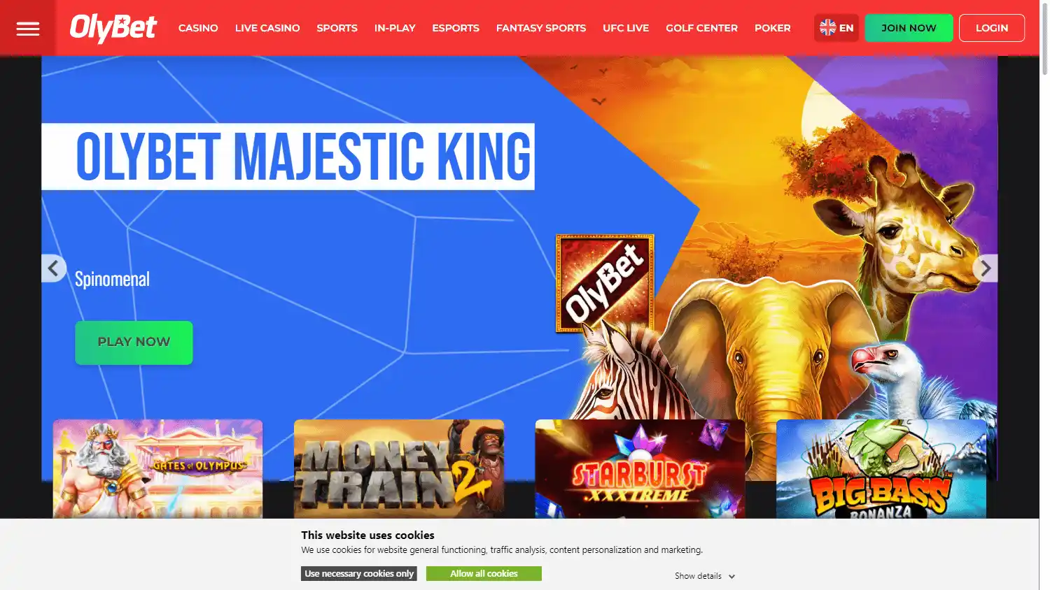 OlyBet Casino EE screenshot 2