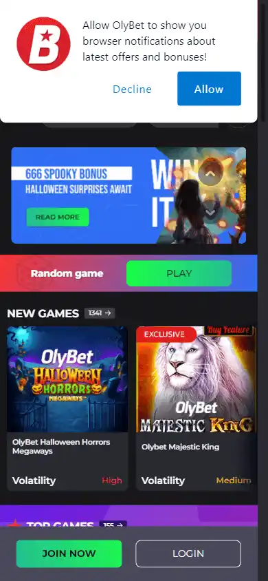 OlyBet Casino screenshot 5