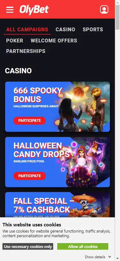 OlyBet Casino screenshot 6