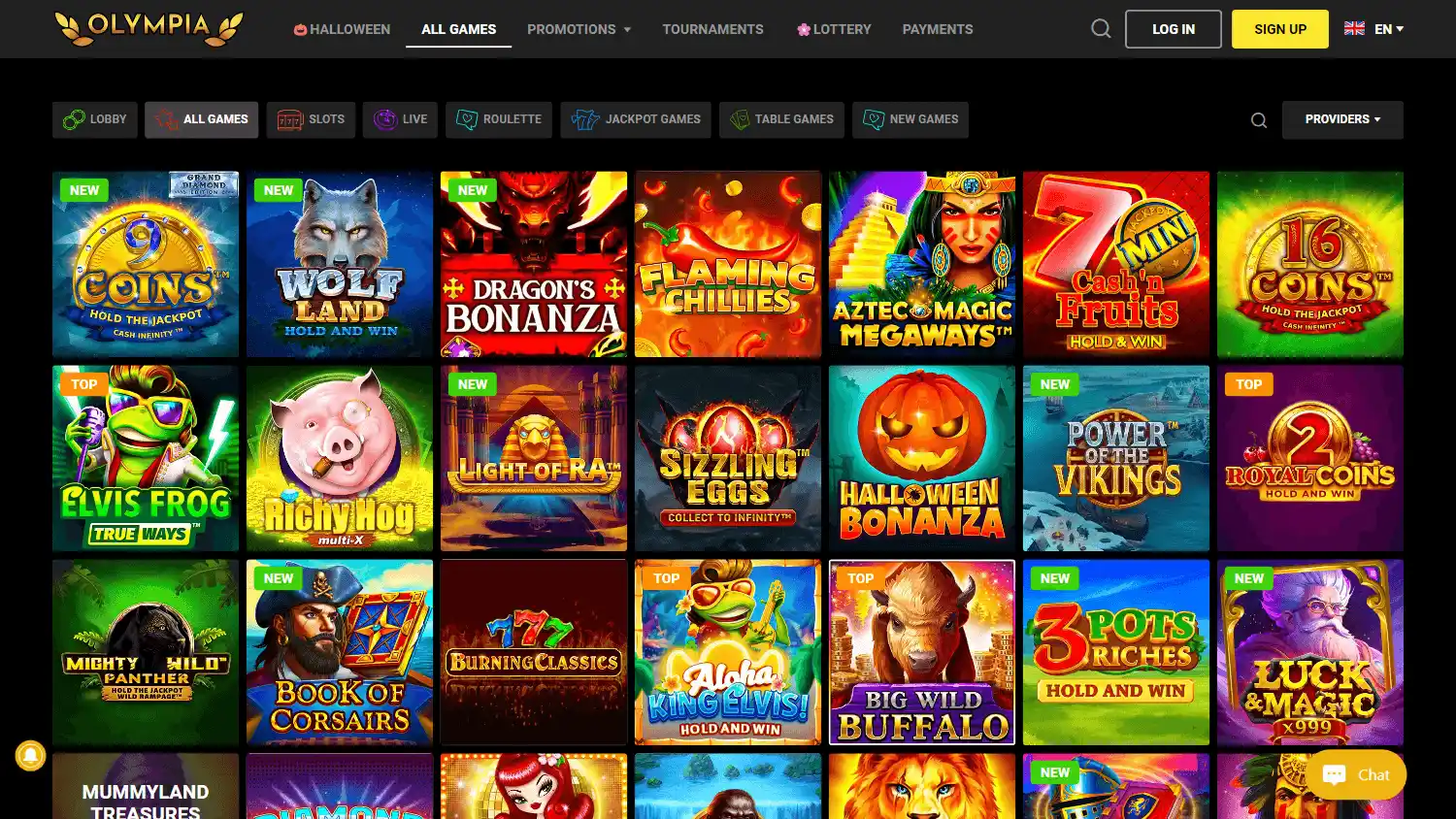 Olympia Casino screenshot 2