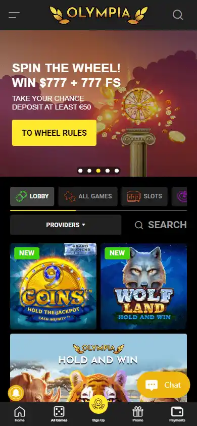 Olympia Casino screenshot 4