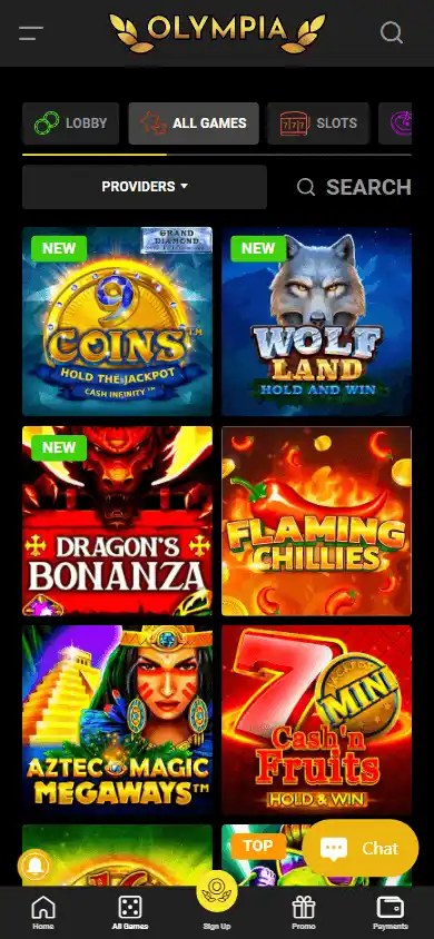 Olympia Casino screenshot 5
