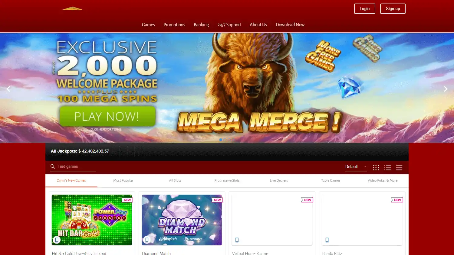 Omni Casino screenshot 1