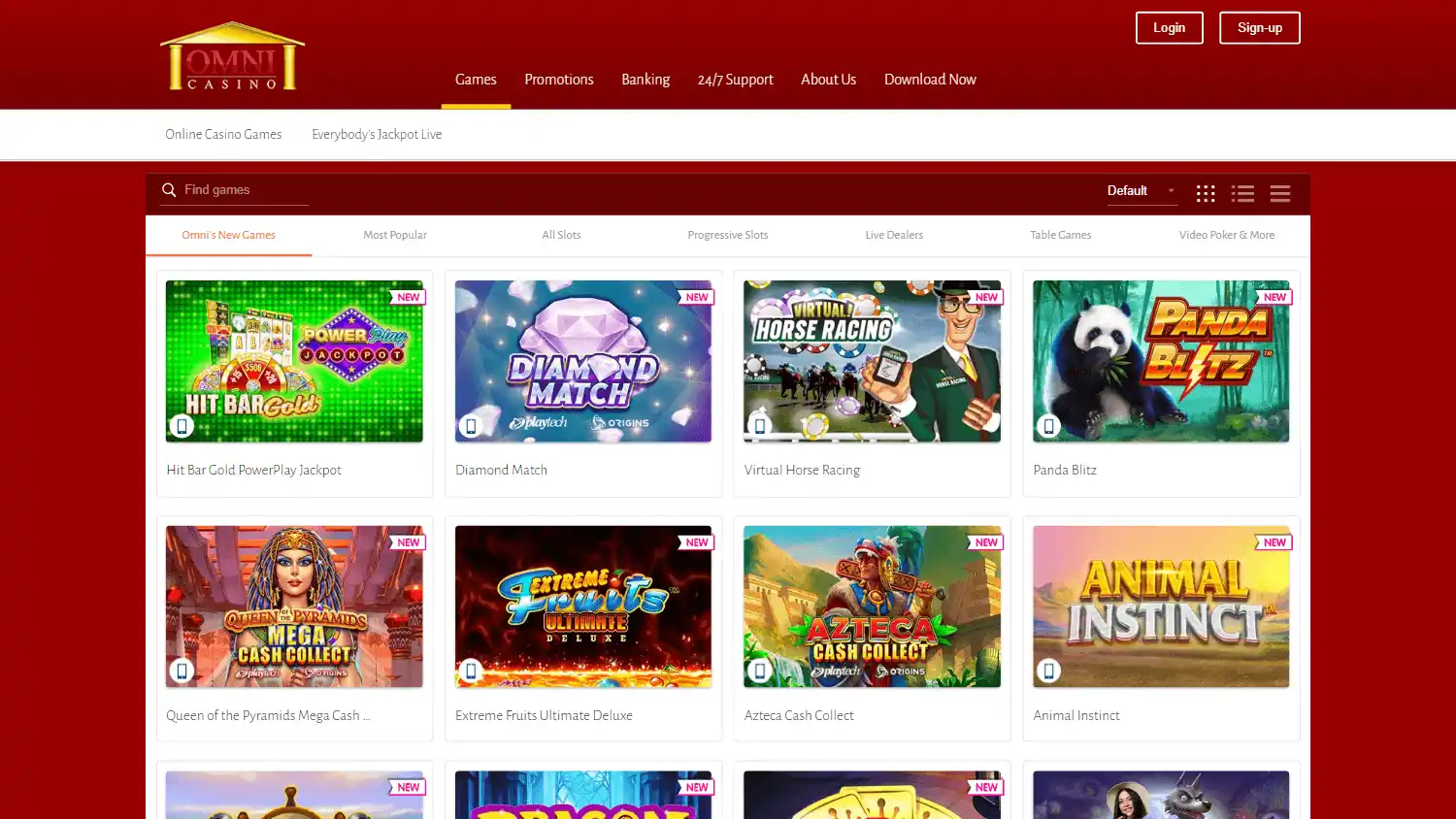 Omni Casino screenshot 2
