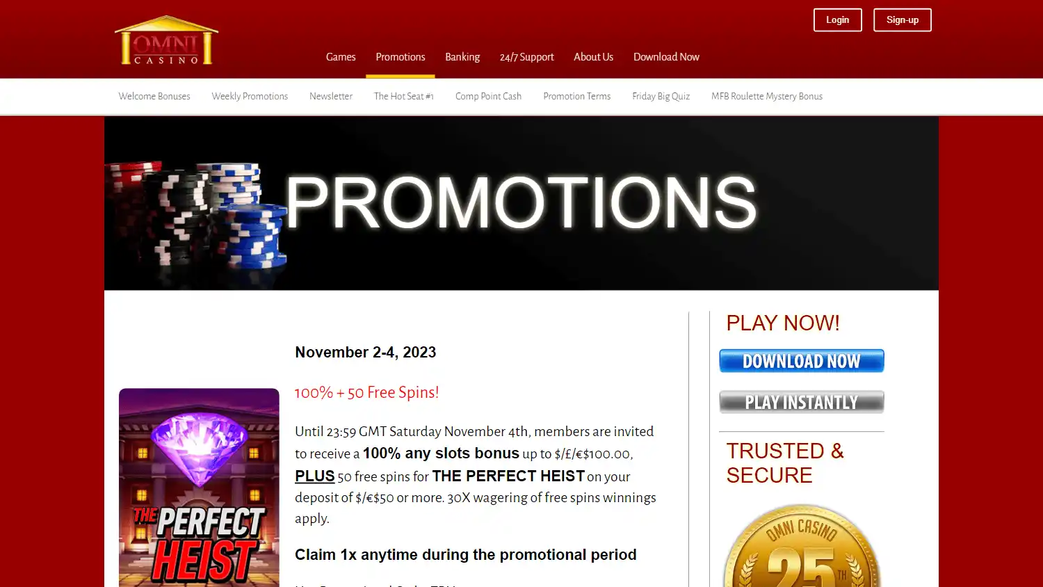 Omni Casino screenshot 3