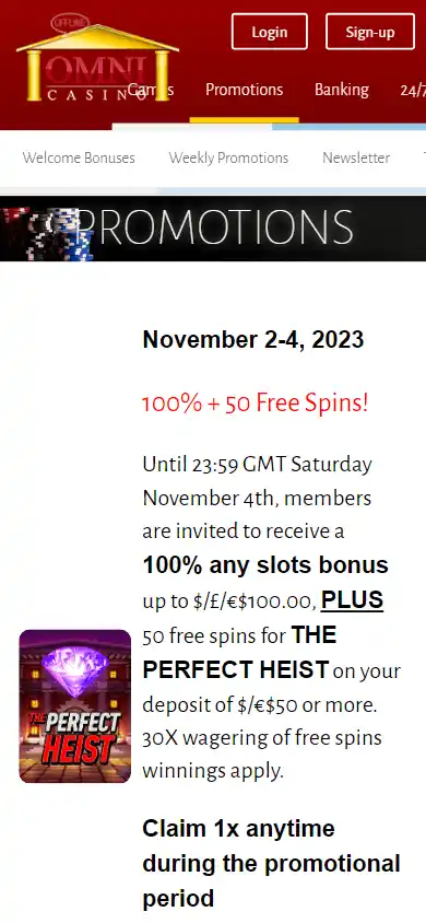 Omni Casino screenshot 5