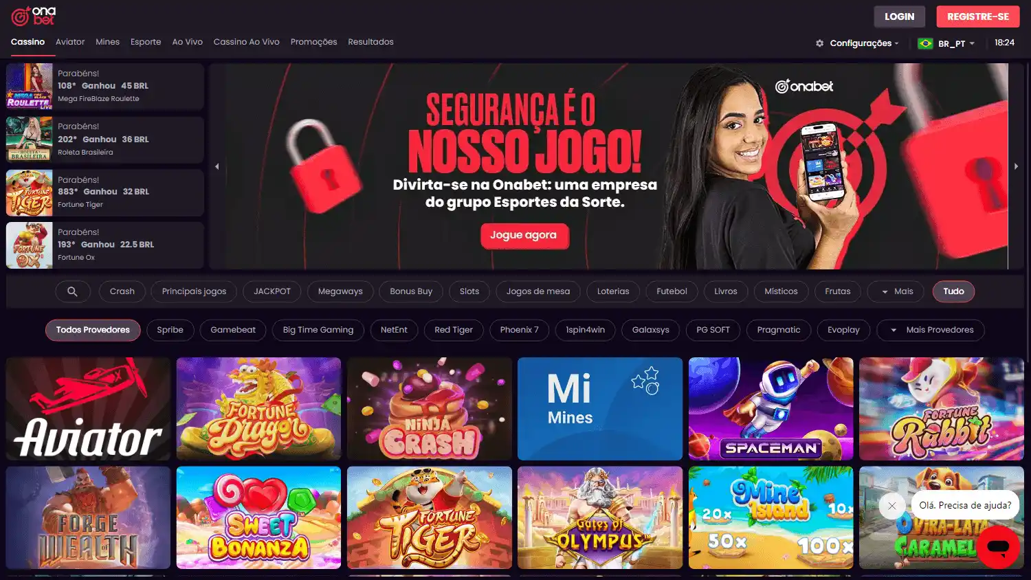 OnaBet Casino screenshot 2