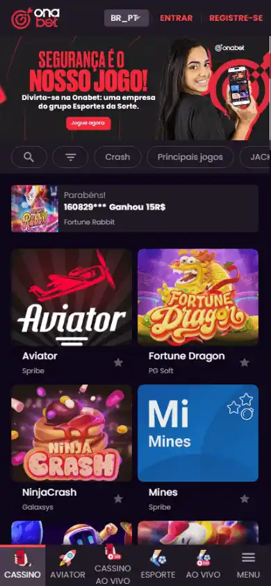 OnaBet Casino screenshot 3