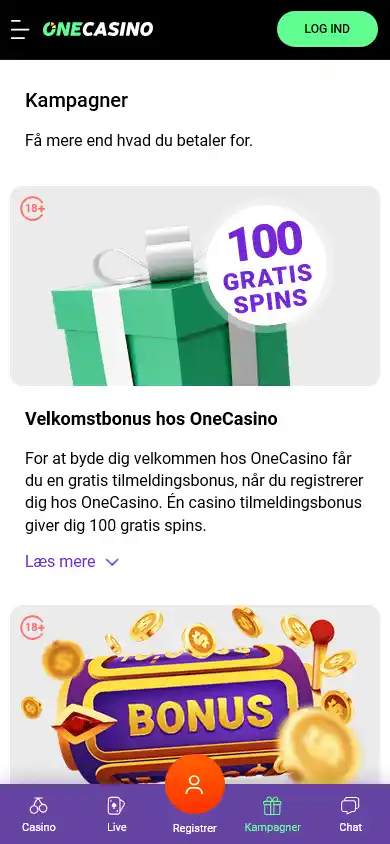 One Casino DK screenshot 4