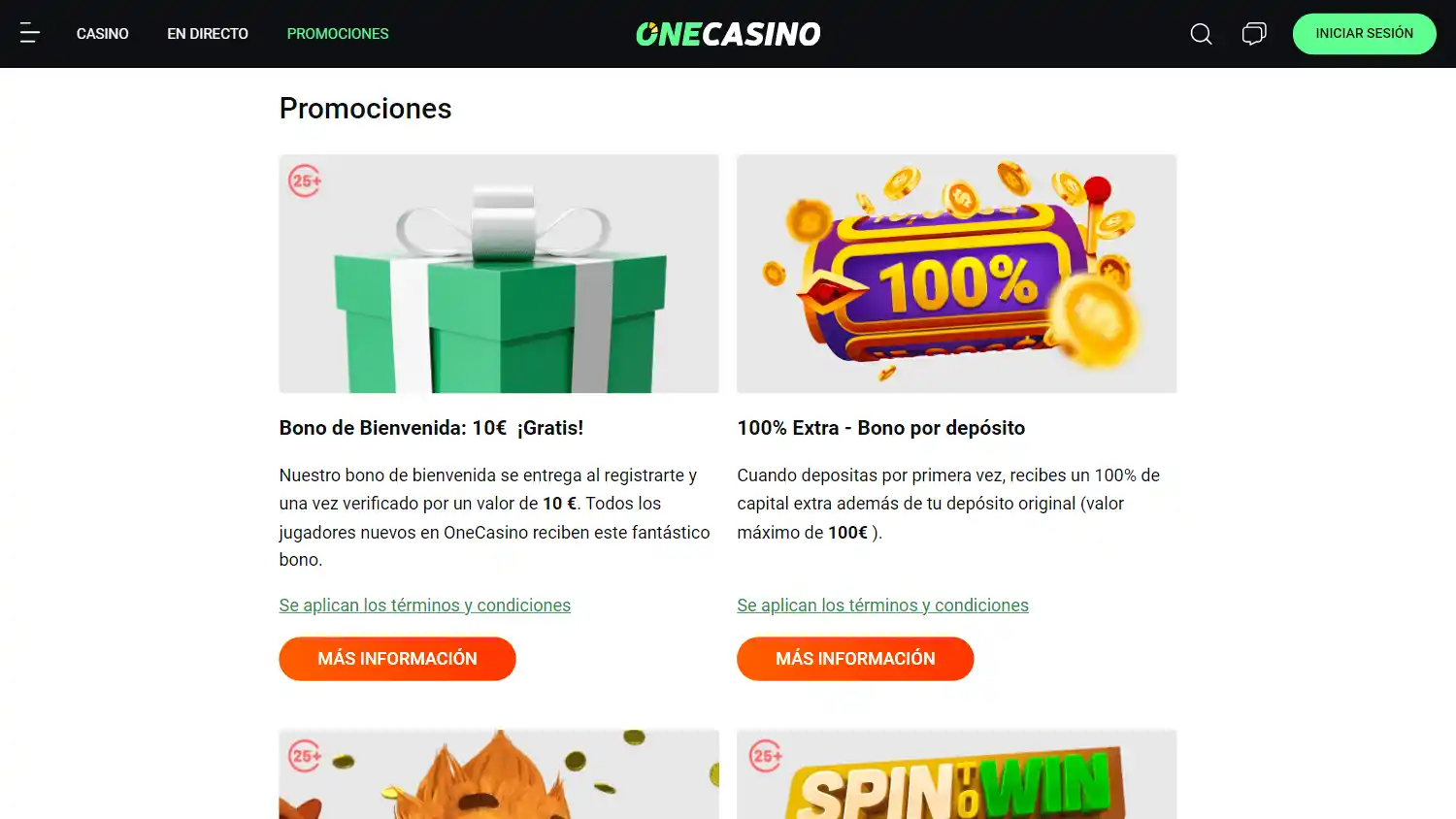 One Casino ES screenshot 1